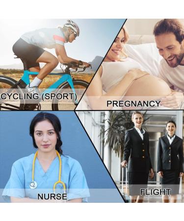 Beister Compression Socks 15-20 mmHg for Women & Men - 6 Pairs, Multi-Colour-04 | Knee High Circulation Support Hose for Running, Cycling, Sports - S-M - Buy Online on GoSupps.com