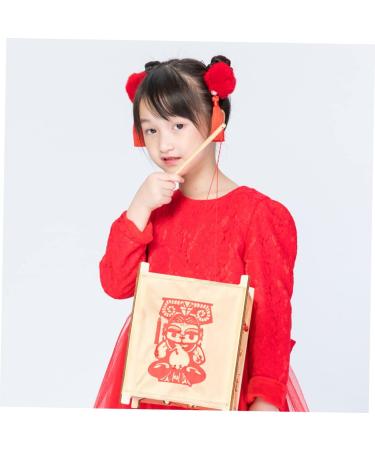 MAGICLULU 9 Pairs Tassel Hair Ball Hair Clip Tiara Chinese Style Hair Clip Tassel Chinese Hair Clips Hair Clips for Girl Hair Clips Artificial Fur Issue Card Child Festive Red - Buy Online on GoSupps.com