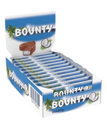 Bounty Chocolate Bar 57g x 24