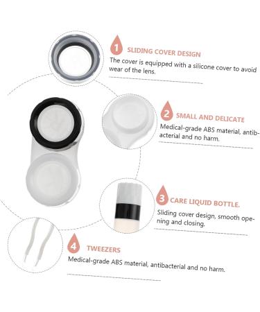 Healeved 4 Sets Eye Travel Mini-Soft Set - Portable Applicator Travel Kit and Stick-Eye Remover Container | Ideal for Home or On-the-Go - 16x10cm - Buy Online on GoSupps.com