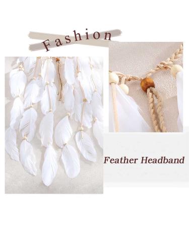 Fashband Boho Hairbands | Layered Feather Headband | Halloween Tribal Accessories for Women & Girls - Buy Online on GoSupps.com
