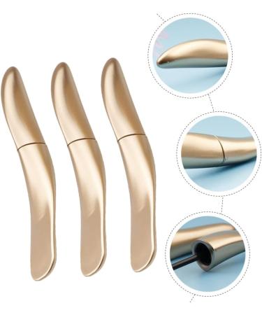 FOMIYES 18 Pcs Eyeliner Empty Tube Empty Mascara Bottle Lip Gloss Containers Gold Lip Gloss Tubes DIY Abs - Buy Online on GoSupps.com