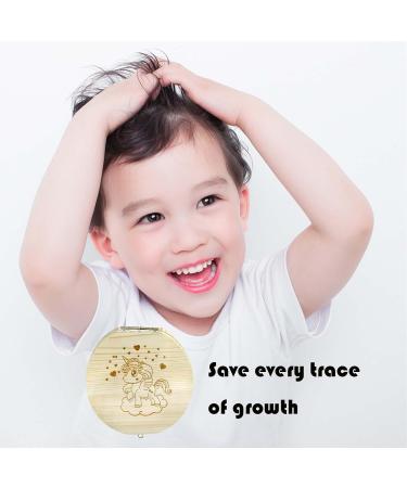 Custom Wooden Tooth Box for Baby Teeth | Keepsake Souvenir for Girls | Perfect Gift for Newborns - Buy Online on GoSupps.com