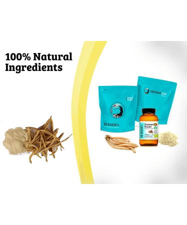 DR WAKDE'S Shatavari Powder (Asparagus racemosa) - 500g (1.1lb) | Pure Raw & Dried Powder | Natural Aroma and Freshness | Fine Powder | Vegan | Premium Grade | Nothing Added Nothing Removed - Buy Online on GoSupps.com