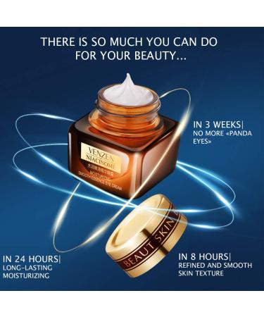 VENZEN Niacinome Moisturizing Eye Cream 20g - Anti-aging & Nourishing Formula for Smooth & Protected Skin - Buy Online on GoSupps.com