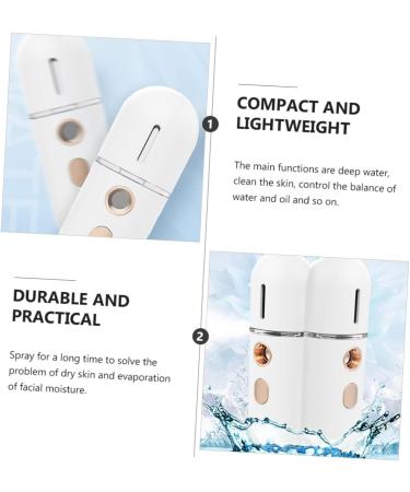 Mikinona 1Pc face water steamer household mini cosmetic white abs spray cold spray moisturizing face steamer Moisturizing spa steamer skin steamer care face - Buy Online on GoSupps.com