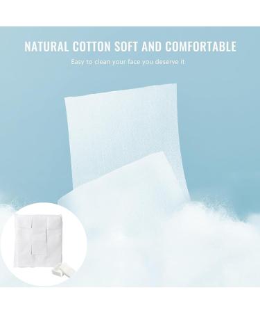 1200Pcs cotton pad eye care makeup remover wet compress nail polish remover diy lotion mask moisturizing and other basic hypoallergenic square cotton pad  - Buy Online on GoSupps.com