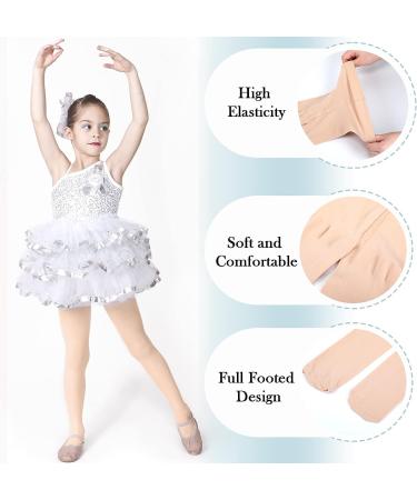 20 Pairs Girls Ballet Tights - Toddler Dance Footed Soft Elasticity Tights Bulk for School Uniform Costume - Medium Size - Buy Online on GoSupps.com