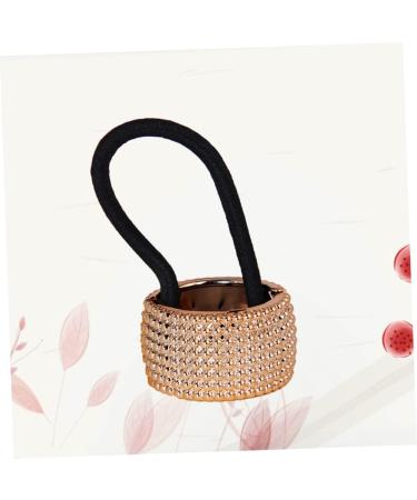 HONMEET Fashion Hair Bands for Womens Hair Goody Hair Ties Rhinestone Tail Hair Bands Ponytail Tie Womens Hair Accessories Punk Hair Tie Hair Ties for Women Ponytail Button Miss Girl - Buy Online on GoSupps.com
