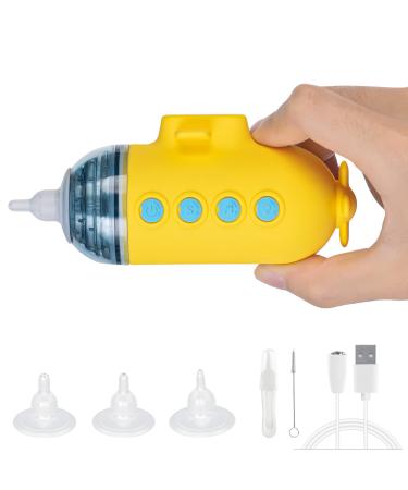 Electric Nose Sucker for Baby  Nose Suction for Newborns  Toddlers  Rechargeable Baby Nasal Sucker with 3 Different Nose Tips  Music  Light .Low Noise  Back-Flow Prevention Baby Nose Cleaner