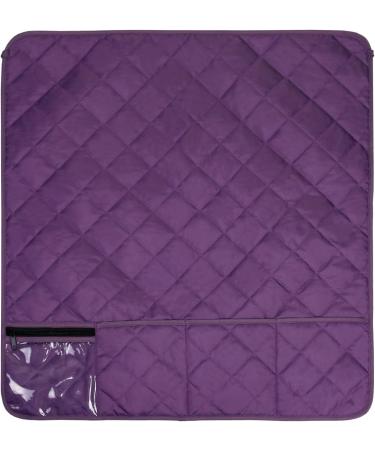Sewing Machine Table Pad with 4 Pockets - Purple Dust Cover for Accessories Organizer - Buy Online on GoSupps.com