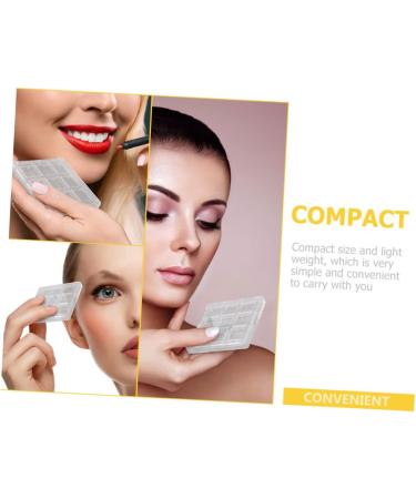 Didiseaon 3pcs Organizer Eyeshadow Eye Storage Pan Ing Shadow Transparent Sub Foundation Empty Tray - Buy Online on GoSupps.com