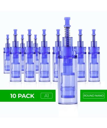 Dr. Pen Ultima A1 Replacement Cartridges - 10 Pack, Round Nano 0.25mm Bayonet Slot Disposable Parts - Buy Online on GoSupps.com