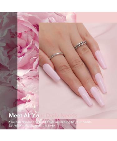 Aokitec 28g Dip Powder Thin Pink Thin Pink Color Nail Dipping Powder French Powder Pro Collection System Nail Art Starter Manicure Salon DIY at Home Odor-Free&Long-Lasting No Needed Nail - Buy Online on GoSupps.com
