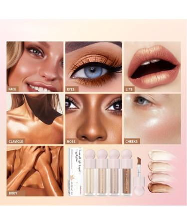 GECOMO Liquid Contour Beauty Wand - Moisturizing Highlighter & Bronzer Makeup Stick Dewy Finish 0.25 Oz/7.5ml - 01 Moonlight - International Shipping Available - Buy Online on GoSupps.com