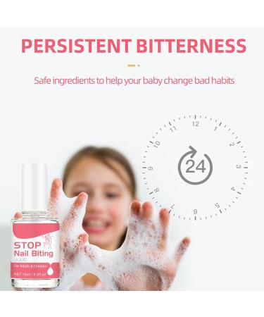 Anti Nail Biting Polish Nail Biting Prevention Stop Deterrent Nail Polish Treatment Clear Nail Polish Stop Nail Biting Nail Varnish For Adults & Children Natural Plant Extract - Buy Online on GoSupps.com