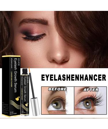 Eyelash & Brow Growth Serum - Fast Irritation-Free Lash Booster for Dense Long Lashes & Eyebrows (5 ml - Buy Online on GoSupps.com