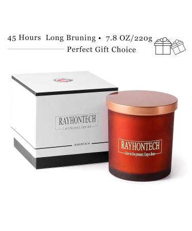 Autumn Sakura Tea Soy Candles | Relaxing Aromatherapy Candle Gift for Men | Long-Lasting Scented Jars for Home Reading & Meditation (7.8Oz - Buy Online on GoSupps.com