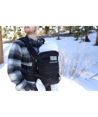 Alpha Six Baby Carrier - Tactical Black | All Day Comfort for Infants and Toddlers - Buy Online on GoSupps.com
