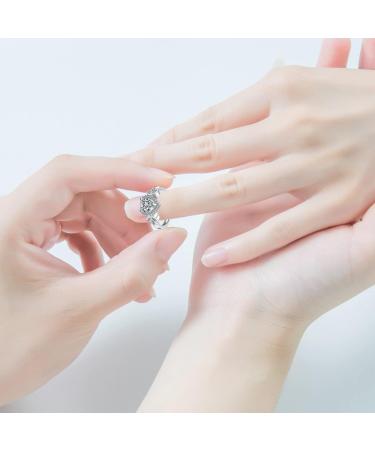 Stunning Open Heart Mouth-Ring Design | Multicolor Flashing Day Ring for Women - Perfect for Mother s Day & Carnival - One Size Fits All - Buy Online on GoSupps.com