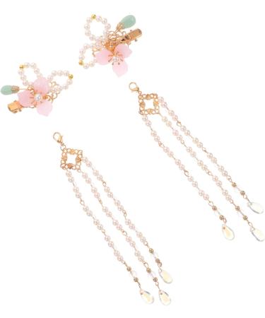 Angoily 3 Pairs Comb Chinese Hair Barrette Qipao Hair Clip Chinese Style Barrettes Traditional Chinese Hairpin Cheongsam Hair Accessories Hanfu Hair Accessories Set Pearl Classical - Buy Online on GoSupps.com