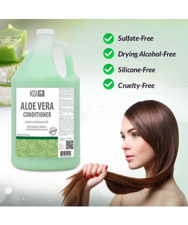 MODA Moisturizing Conditioner for All Hair Types - 128 Oz Aloe Vera Formula | Strengthens Moisturizes & Adds Volume | Professional Hair Care that Restores Color & Shine - Buy Online on GoSupps.com
