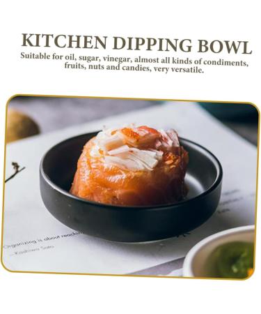 Milisten 6 Pcs Sauce Dish Vinegar Dish Ceramic Dipping Bowls Ceramic Sauce Bowl Saucer Serving Dishes Ceramic Sauce Plates Dip Bowls for Parties Mini Bowl Ceramics Japanese-Style re-usable 9X9X2.5CMx3pcs Blackx3pcs - Buy Online on GoSupps.com