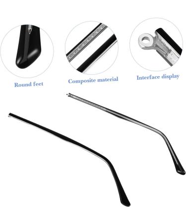 PopetPop Universal Glasses Arm Substitute - Fashionable Metal Replacement Bracket for Sunglasses Repair | 1 Pair of Handle Glasses Spares - Buy Online on GoSupps.com