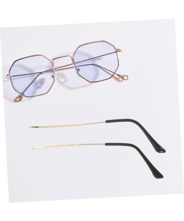 Slip-Resistant Universal Glasses Bracket Replacement - Gold 14x0.5x0.4cm | Durable Holder for Reading Glasses - Buy Online on GoSupps.com