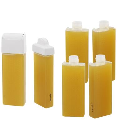 Roll-On Wachspatrone Lipo America UK USA Standard Honig Kosmetex 75ml 6 pieces + 2 Aufs tze Roll-on 6x Refill 2x Aufsatz