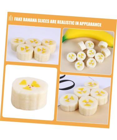 Toyvian 32 pcs Artificial Banana Slice Model vegetable banana accessories Simulation Fruit Model fake banana Artificial Fake Banana Slices lifelike banana slices artificial - Buy Online on GoSupps.com