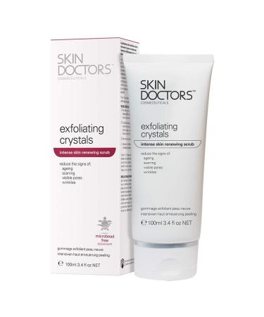 Skin Doctors Exfoliating Crystals for the face and body Helps reduce the appearance of ageing scarring and other blemishes - 100ml