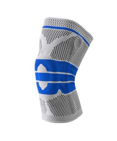 Medical Knee Pad Brace for Joint Recovery Arthritis & Pain Relief Proffessional Support Sleeve Bandage for Gym Running Workout & Sports. (Gray Medium) Medium Gray