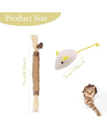 BNXF 11 Pcs Cat Catnip Mice Toys for Cat Cat chew Sticks Catnip Teeth Cleaning Toys Catnip Teeth Cleaning Toys for Kick Bite Soft Mouse Toys Playing Chewing Teeth Cleaning for Cat Kitten - Buy Online on GoSupps.com