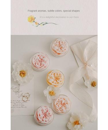 Buy Rose Shaped Lavender Scented Candle - Aromatherapy Soy Wax Jar Candle for Home & Perfect Gifts for Women - Buy Online on GoSupps.com