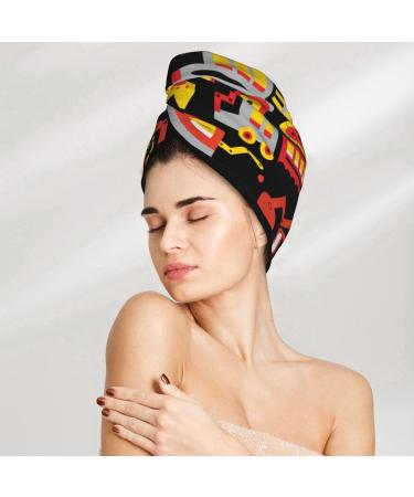 Cars Microfiber Hair Towel - Soft Super Absorbent Hair Wrap for Women | Quick Dry Coral Velvet Cap for Long Curly & Thick Hair - Buy Online on GoSupps.com