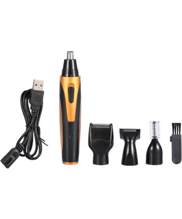 HURRISE 4 in 1 Rechargeable Nose Ear Hair Trimmer & Beard Clipper Kit - 360 Capture USB Charger Quick Clean Shave for Men - Buy Online on GoSupps.com