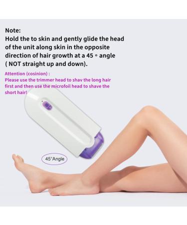 Silky Smooth Hair Eraser Painless Hair Removal Epilator Smooth Touch Hair Remover Painless Hair Removal for Women Electric Hair Remover USB Charging Apply to Any Part of The Body - Buy Online on GoSupps.com