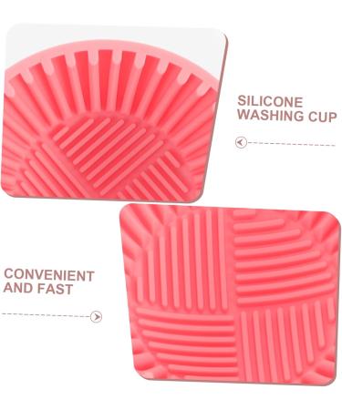 FRCOLOR Makeup Brush Cleaner Beauty Brush Cleaning Tool Makeup Brush Cleaning Cup Cosmetic Brush Cleaning Tool Makeup Brush Cleaning Tool Portable Travel Silica Gel Cleaner - Buy Online on GoSupps.com
