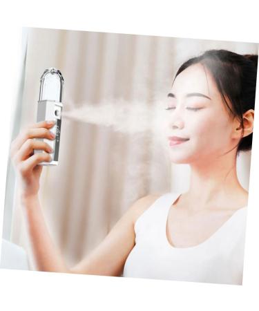 SOESFOUFU 1pc Spray Humidifier Portable Face Steamer Portable Facial Atomization Mini Facial Mister White - Buy Online on GoSupps.com