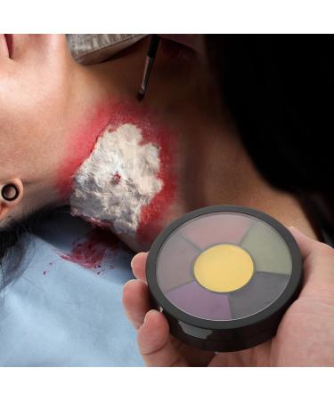 Lurrose Halloween Color Fake Wound Oil Face Palette | Skull & Rainbow Makeup Art | Child-Friendly Face Paint Set - Buy Online on GoSupps.com