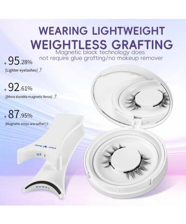Magnetic Lashes & Eyelashes with Applicator | No Glue Needed Effortless & Comfortable Wear | Thick & Simple Design - Buy Online on GoSupps.com