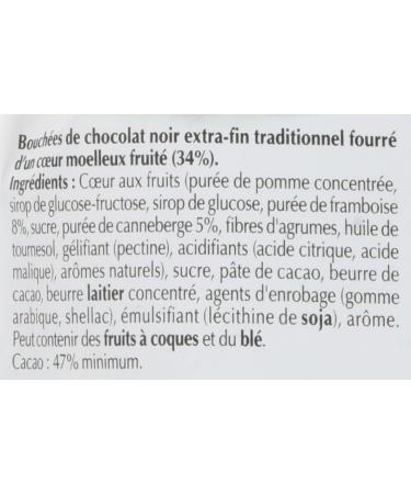Lindt Sensation Fruit Framboise/Cranberry 250 g - Lot de 2 - Buy Online on GoSupps.com