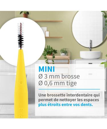 Crinex PHB Plus Mini Interdental Brushes - 3mm 12 Pieces | Optimal Dental Care for Healthy Smiles - International Shipping Available - Buy Online on GoSupps.com