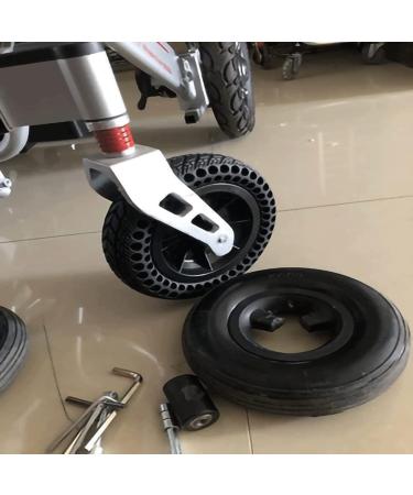 8inch Replacement Wheelchair Wheel Electric Wheelchair Front Caster Honeycomb Solid Rubber Tire Wheel for Wheelchairs Rollators Walkers 2Pcs - Buy Online on GoSupps.com