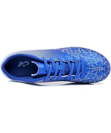 WELRUNG AG Sports Soccer Cleats Training Shoes - Non-Slip & Wear Resistant - Blue - Size 7 Women/6 Men - Buy Online on GoSupps.com