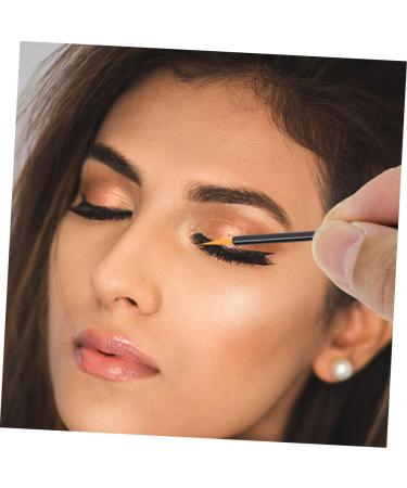 Housoutil 100pcs for Refined Practical Artificial Fiber Face Brush Eyeliner 9x6.5cm Black - Buy Online on GoSupps.com