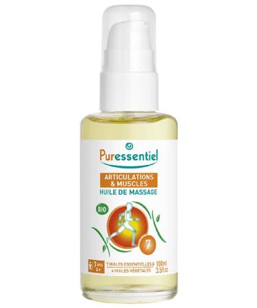 Puressentiel - Organic Massage Oil Muscle Effort - Arnica Wintergreen - Sports Recovery - 100 ml