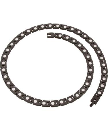 Elegant Titanium Magnetic Therapy Necklace for Pain Relief | Arthritis & Carpal Tunnel | Unisex Design - Buy Online on GoSupps.com