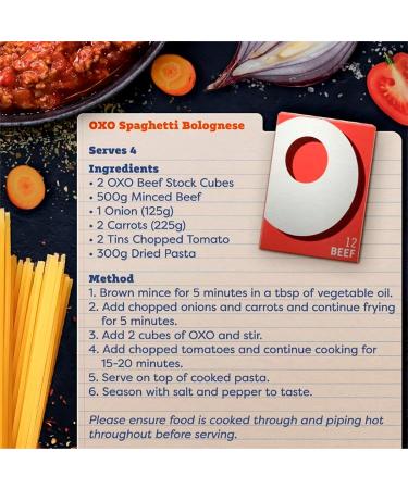 OXO 24 Beef Stock Cubes 142g - Made with Authentic Meat Juices - Pack of 1 - Buy Online on GoSupps.com